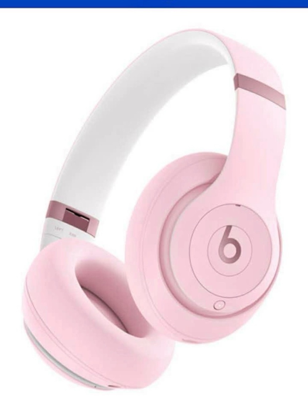 Beats by Dre Over-Ear Headphones in Pink and White